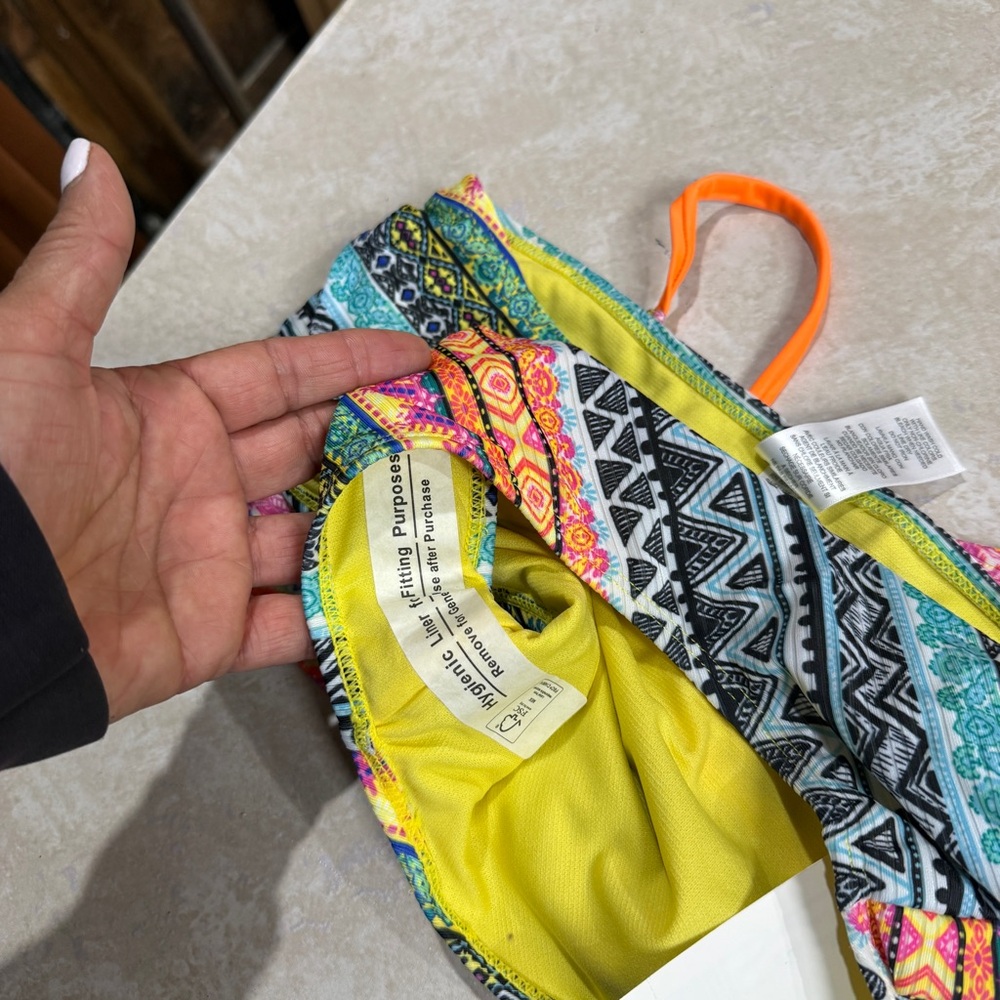 Colorful Patterned Kids Bikini - Picture 8 of 9